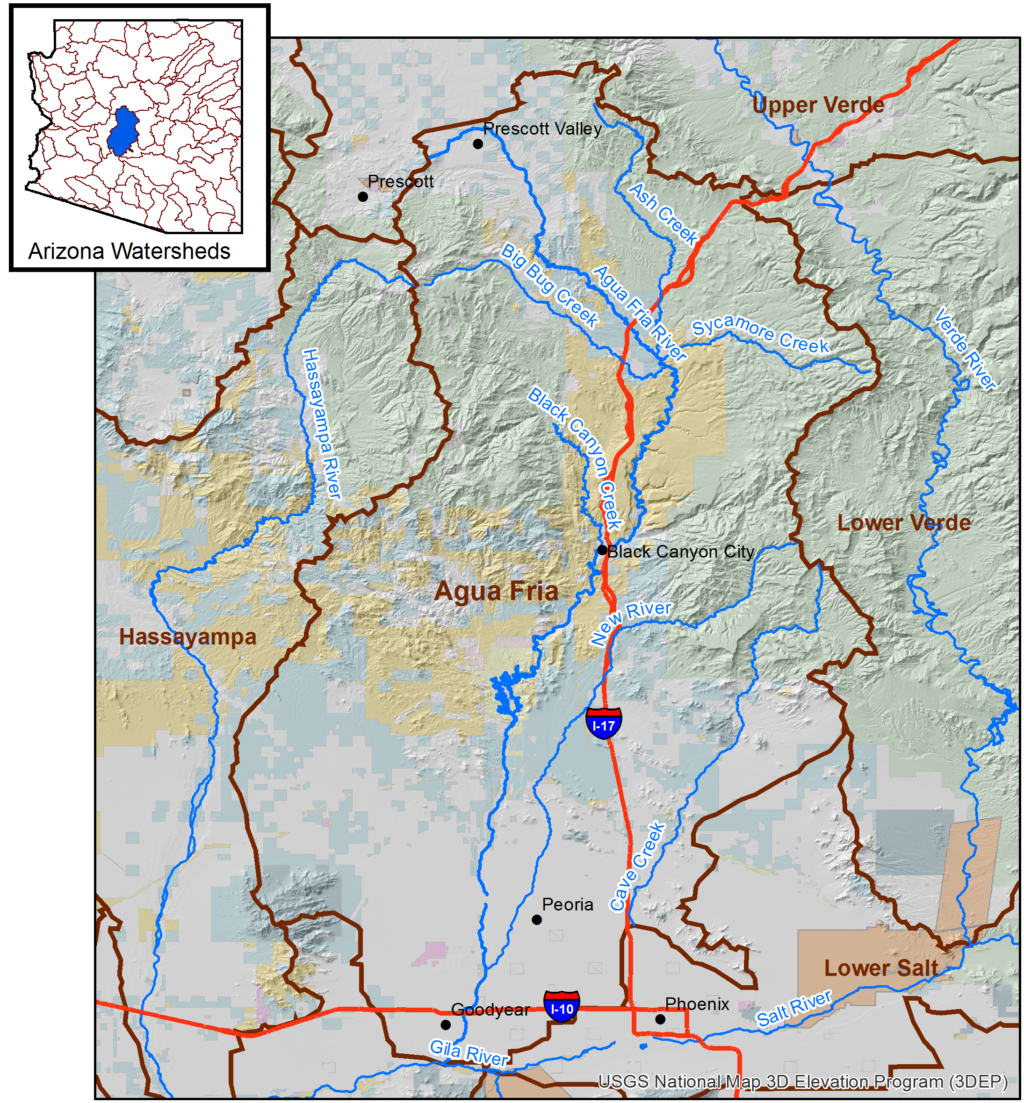 Agua Fria Watershed – HUC 8 – AguaFria Watershed